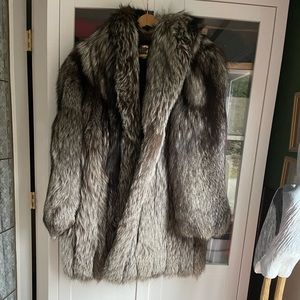 Silver Fox Genuine Fur M/L